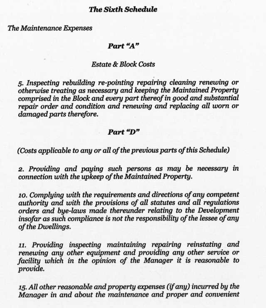 Lease provisions 1