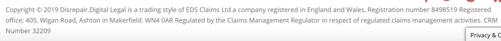 Claims management regulator